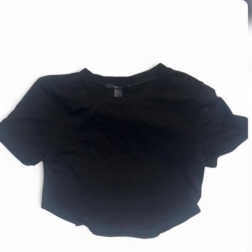 Forever 21 Black Crop Top